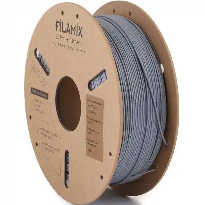Filamix PLA+ Matte Gri 1.75mm 1 Kg