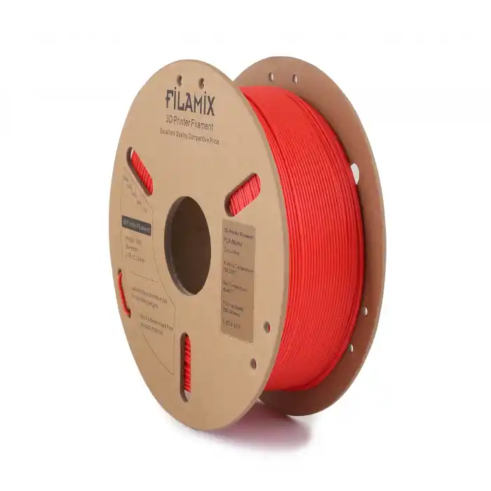 Filamix PLA+ Matte Kırmızı 1.75mm 1kg
