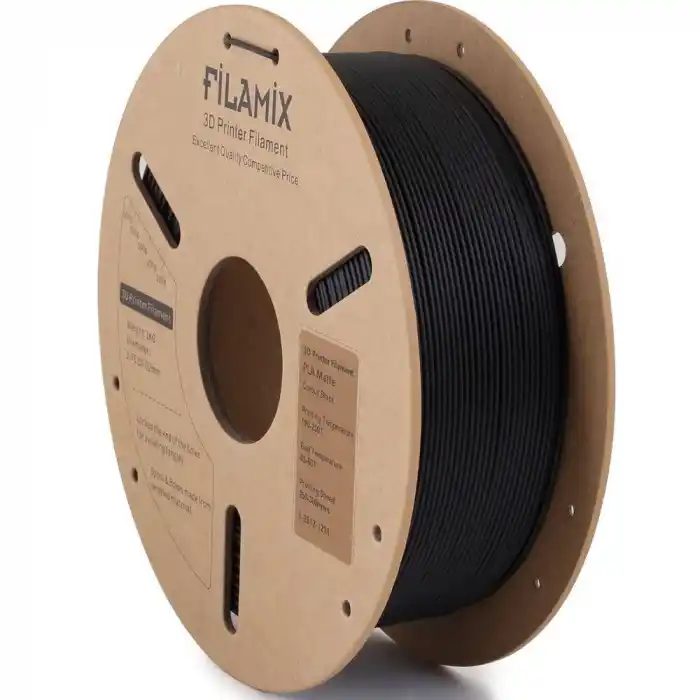 Filamix PLA+ Matte Siyah 1.75mm 1 Kg