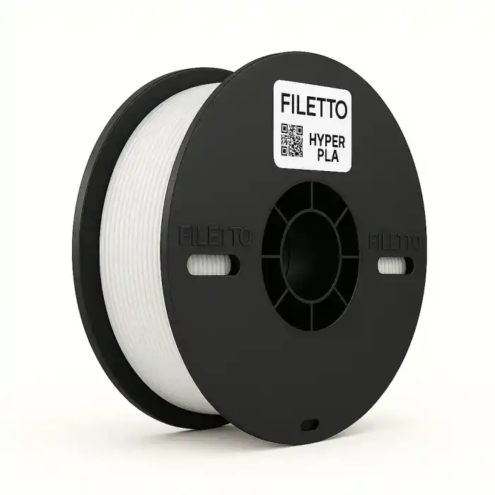 Filetto Hyper PLA+Beyaz Filament 1.75mm 1 KG