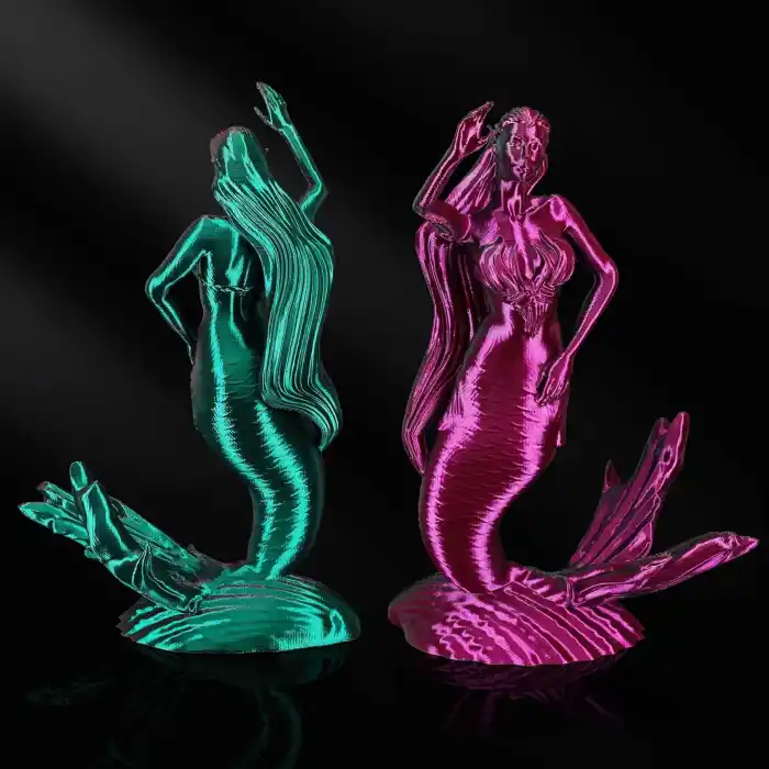 Kingroon PLA Silk Çift Renk Yeşil Kırmızı 1.75mm 1kg
