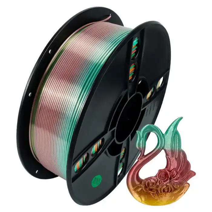 Kingroon PLA Silk Makaron Gökkuşağı Rainbow Filament 1.75mm 1kg