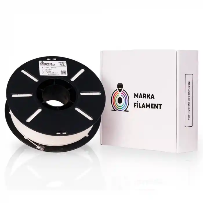 Marka Filament Hyper PLA - Beyaz - 1.75mm 1 Kg