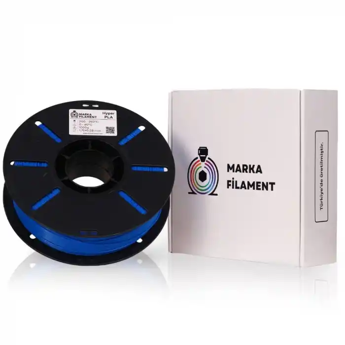 Marka Filament Hyper PLA - Mavi - 1.75mm 1 Kg