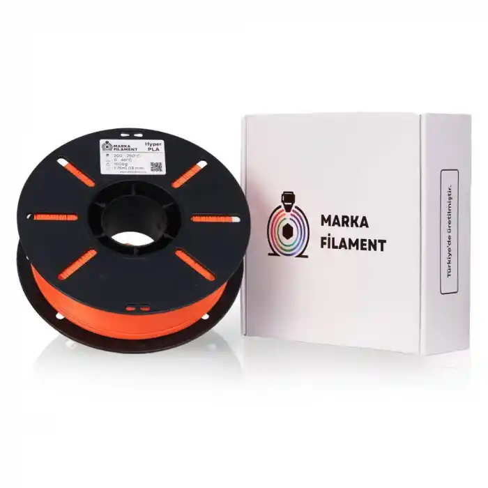 Marka Filament Hyper PLA - Neon Turuncu- 1.75mm 1 Kg