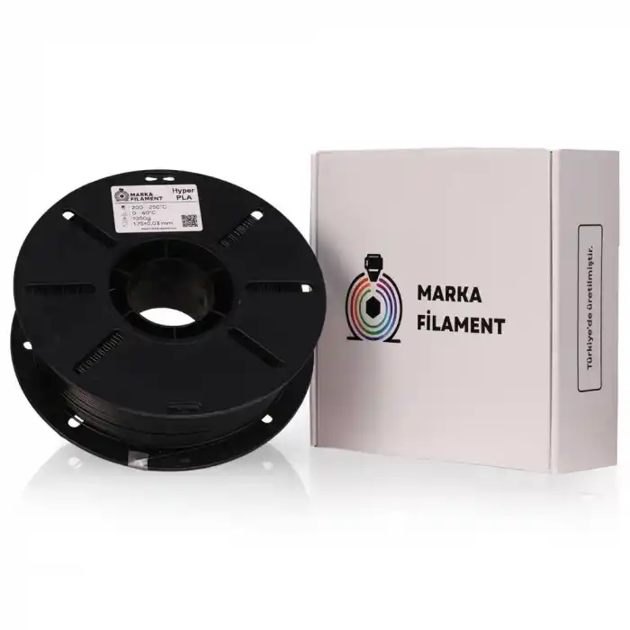 Marka Filament Hyper PLA - Siyah - 1.75mm 1 Kg