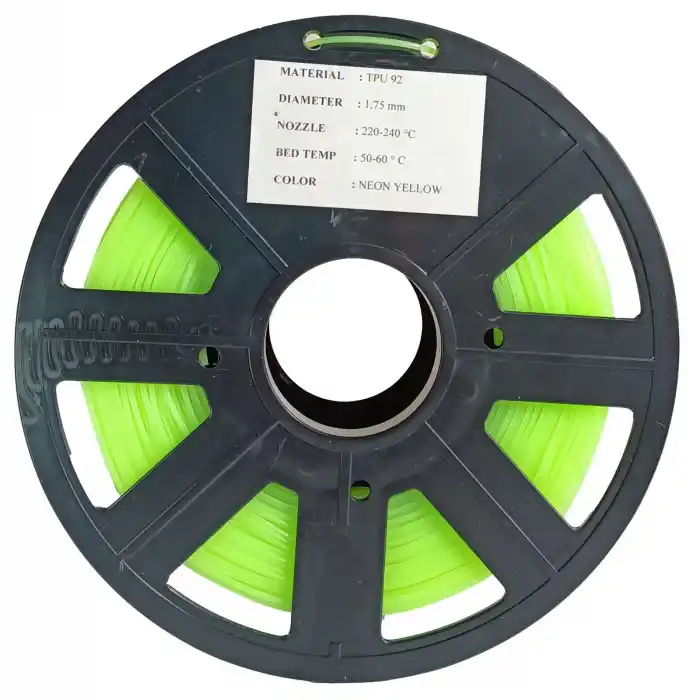SAVA TPU FLEX Shore 92A Neon Sarı Esnek Filament 800 gr