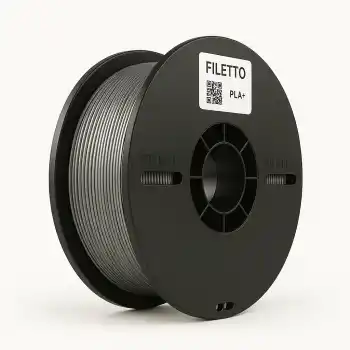 Filetto PLA+Gümüş Gri Filament 1.75mm 1 KG