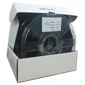 SAVA TPU Extra Flex 75A Esnek Filament Siyah