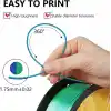 Kingroon PLA Silk Çift Renk Yeşil Mavi 1.75mm 1kg