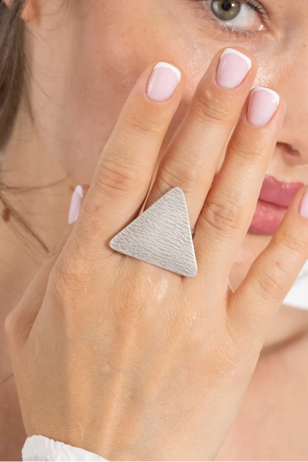 ZeyDor Geometric Triangle Ring 1143