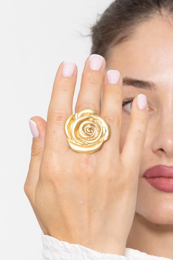 ZeyDor Golden Rose Ring 1189