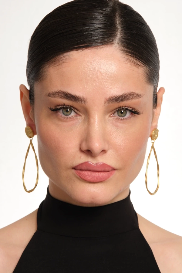 ZeyDor Gold Teardrop Earrings