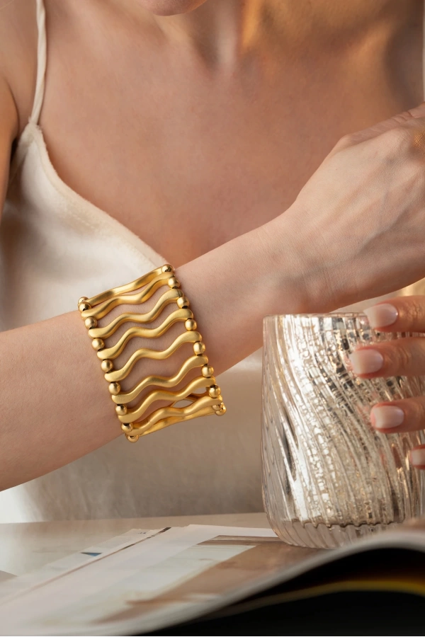 ZeyDor Gold Modern Bileklik