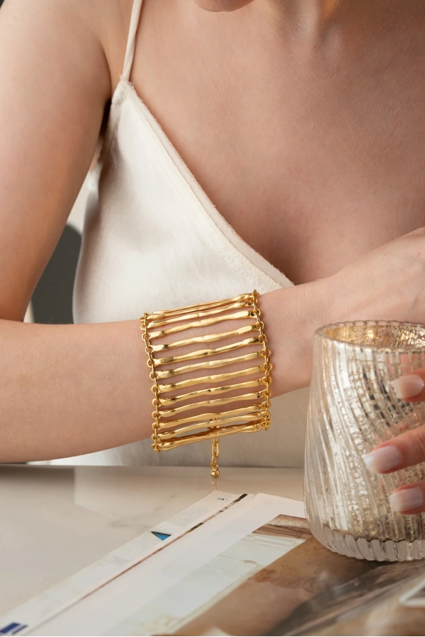 ZeyDor Gold Modern Bileklik