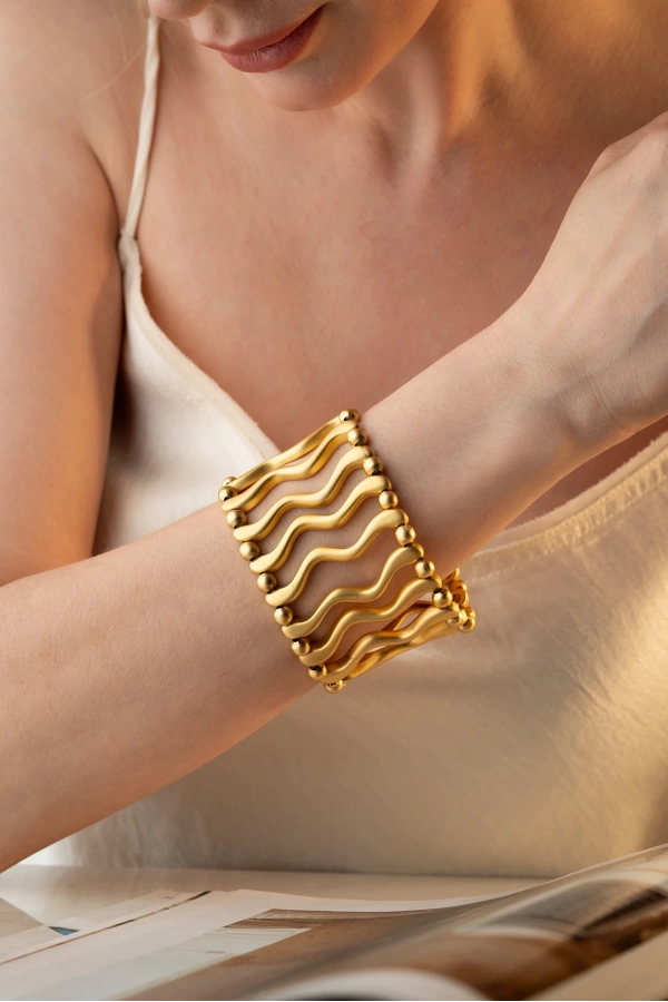 ZeyDor Gold Modern Bileklik