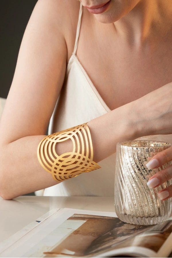 ZeyDor Gold Modern Bileklik