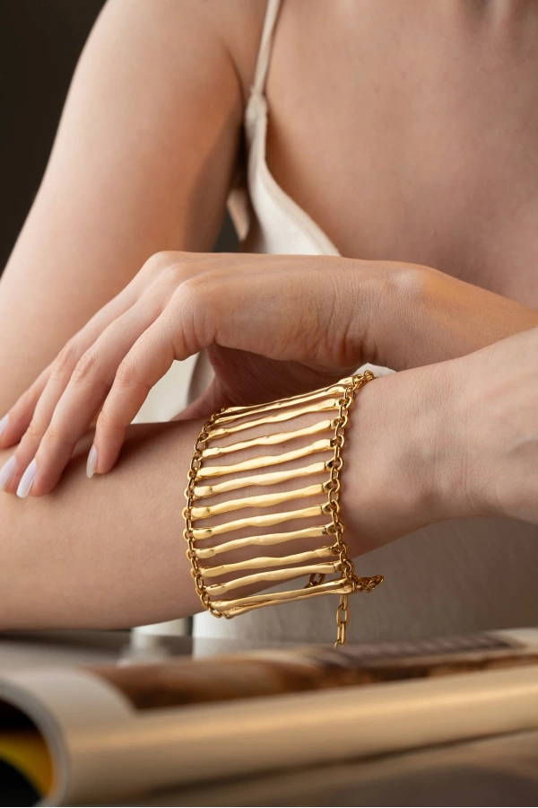ZeyDor Gold Modern Bileklik