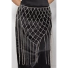 ZeyDor Boho Belt with Lozenge Shaped Dangle Chains 14013
