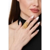 ZeyDor Gold Snowflake Ring 1001