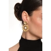 ZeyDor Gold Spica Design Earrings