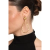ZeyDor Gold Teardrop Earrings