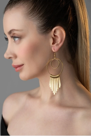 ZeyDor Gold Sade Küpe
