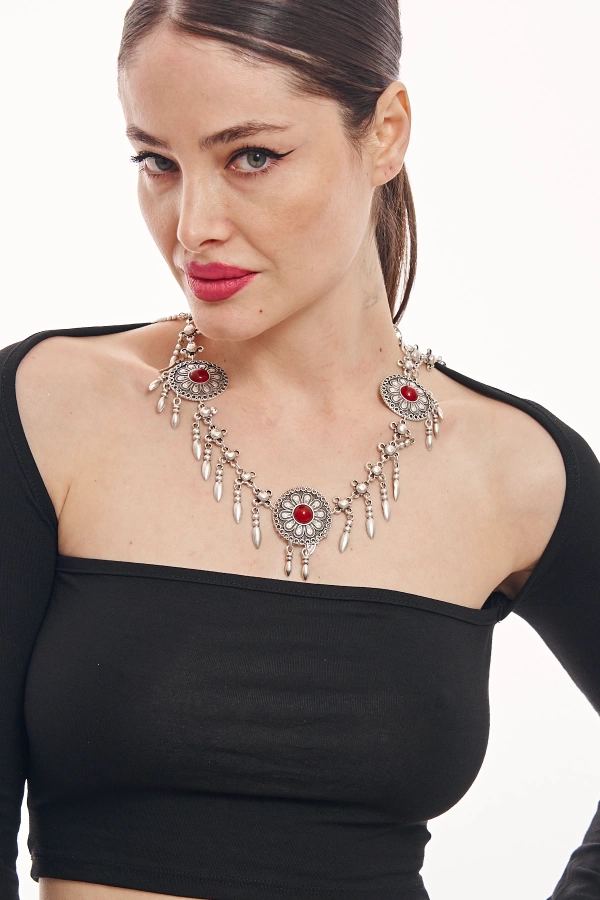 ZeyDor Bohemian Stone Bohemian Necklace 6106