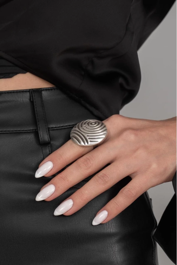ZeyDor Geometric Pattern Design Ring 1460