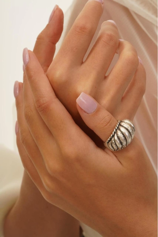 ZeyDor Embossed Bun Ring 1336