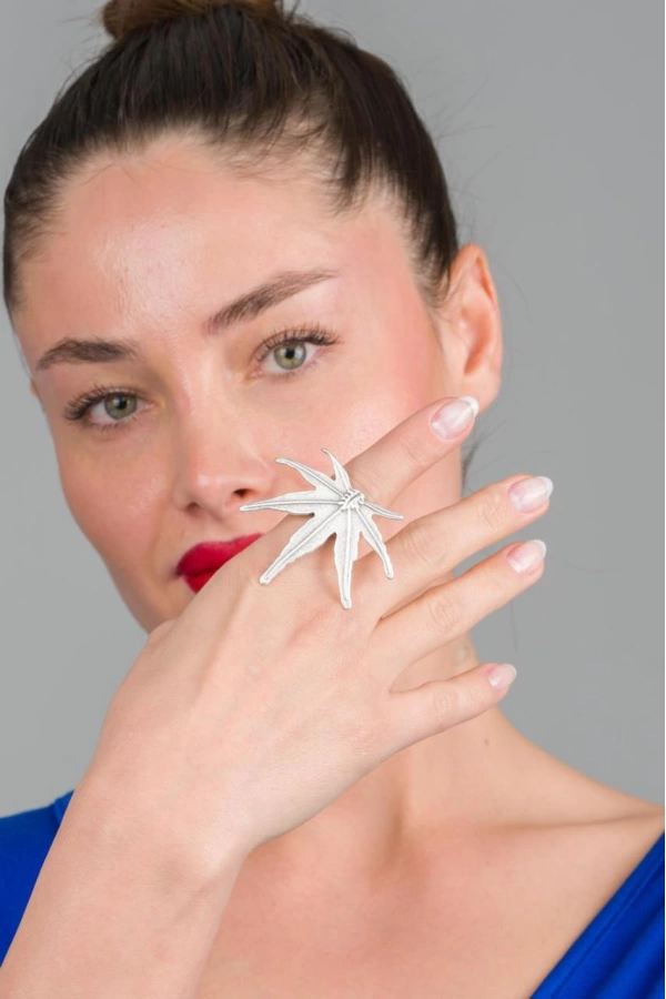 ZeyDor Maruhanna Leaf Ring 1606