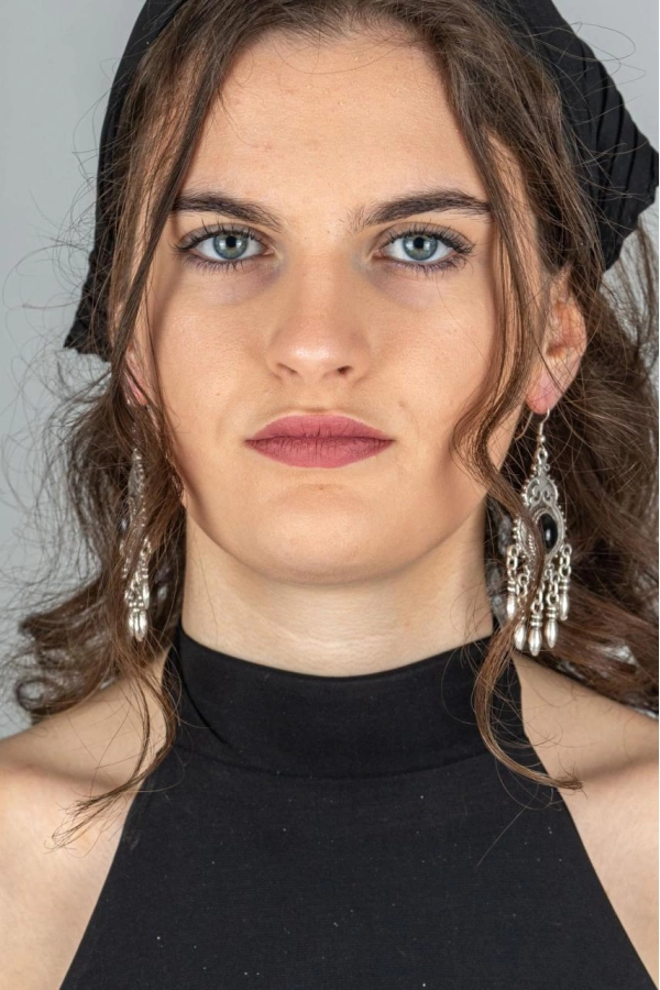 ZeyDor Bohemian Earrings with Black Stones 2008