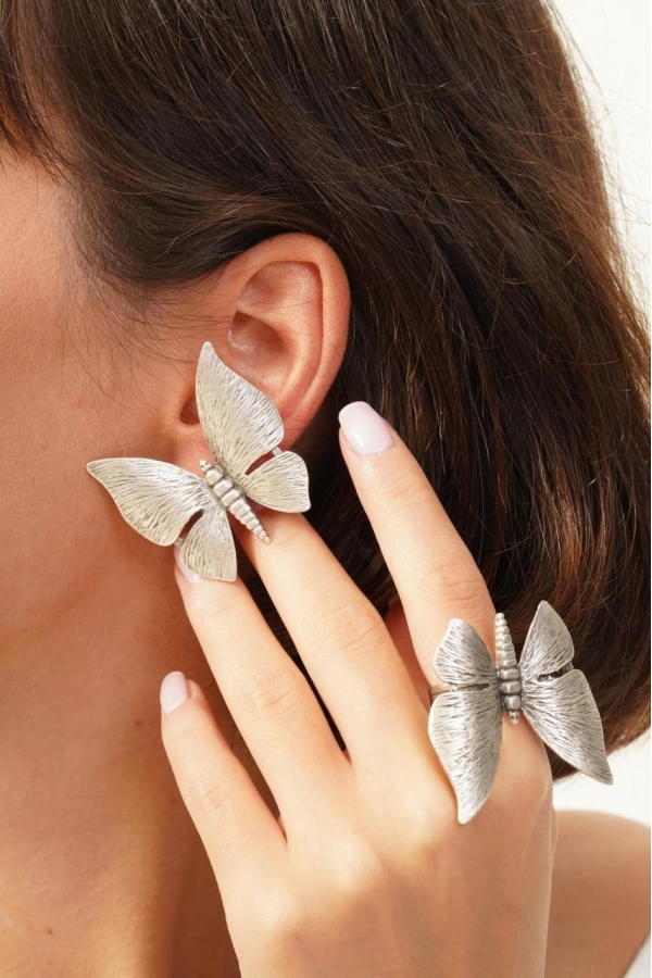 ZeyDor Design Studded Butterfly Set 2198-1275