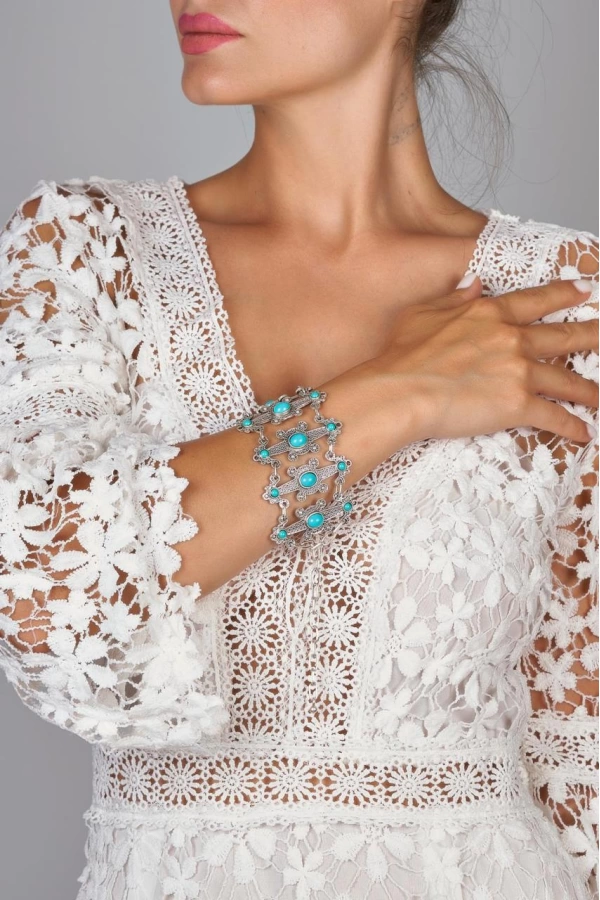 ZeyDor Turquoise Stone Bohemian Bracelet 3007