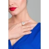 ZeyDor White Crystal Gemstone Ring 1590