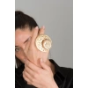 ZeyDor Gold Big Moon Ring 10086