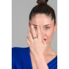 ZeyDor Evil Eye Owl Ring 1625