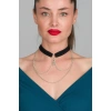 ZeyDor Black Chain Necklace 6108
