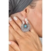 ZeyDor Turquoise Stone Bohemian Earrings 2157
