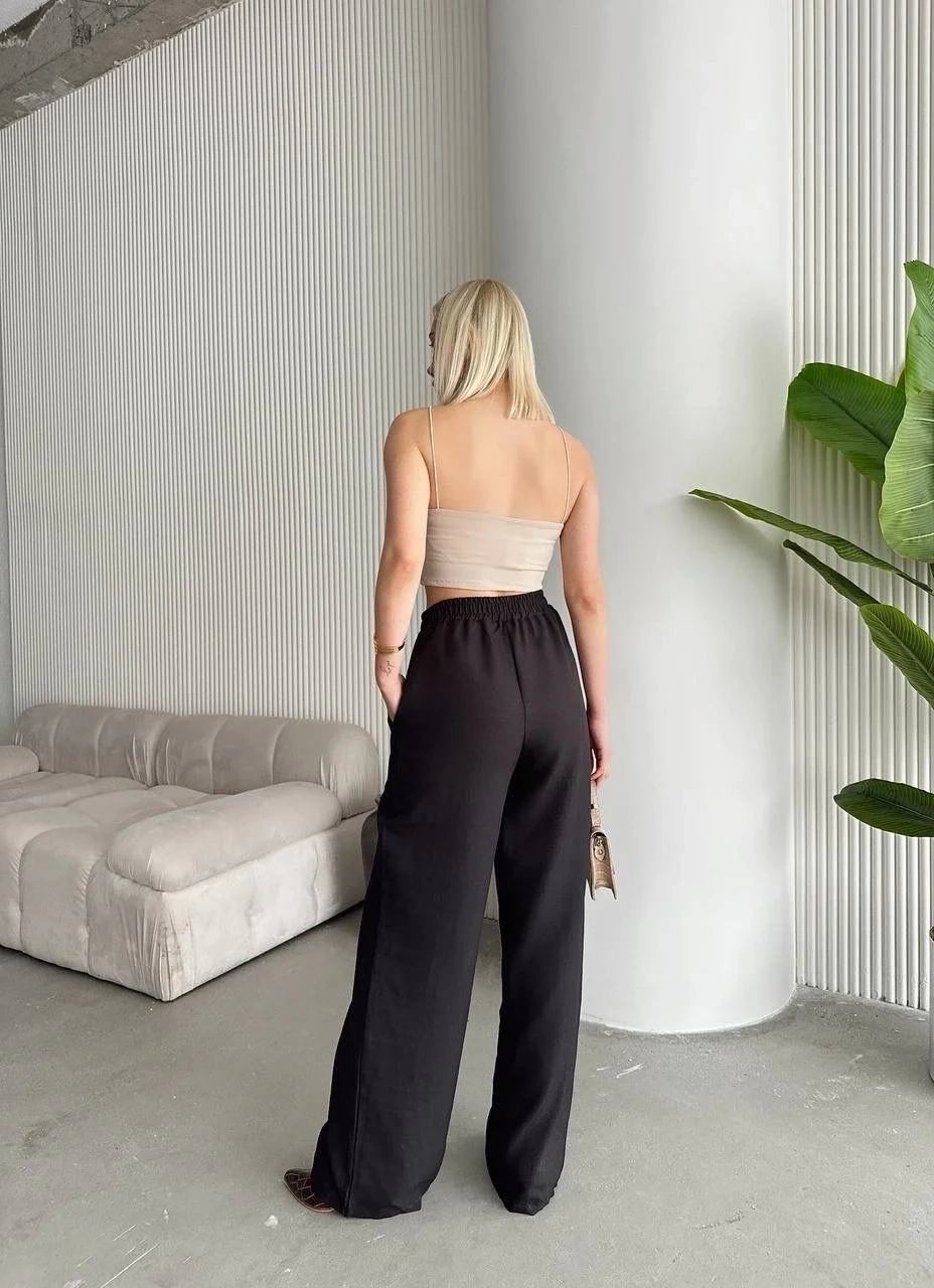 Beli çapraz pantolon