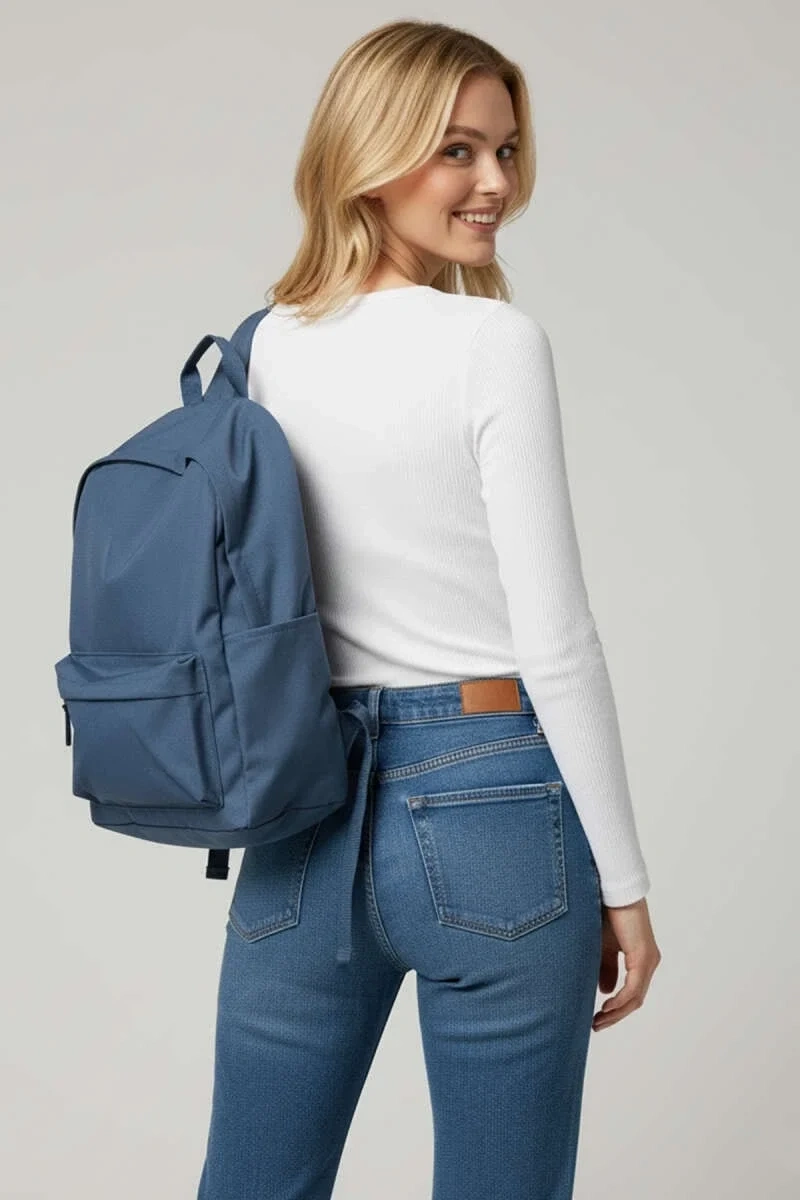 Çıtçıt Detaylı Bluz Beyaz