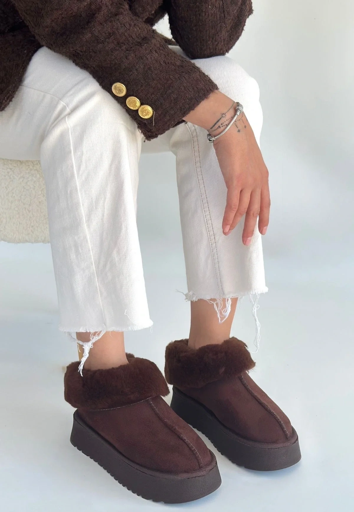 Edali Kahverengi Süet Bot