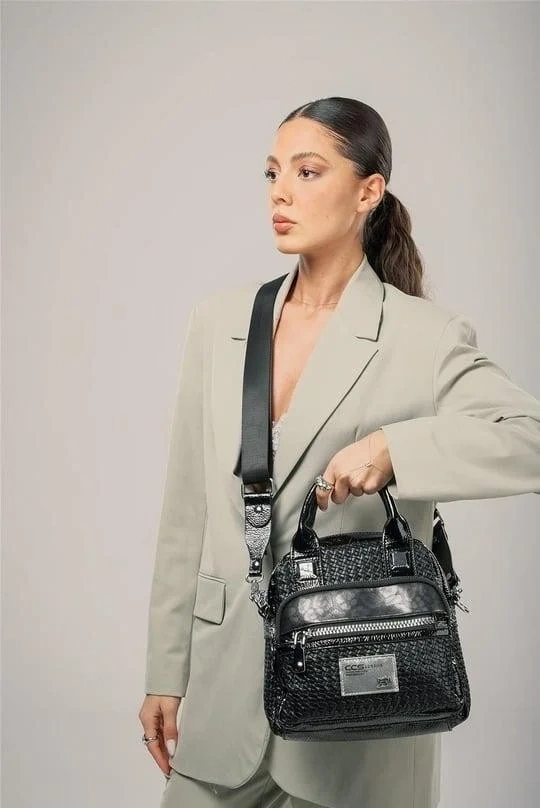 Ewal Siyah Cilt Kol Ve Omuz Çantası