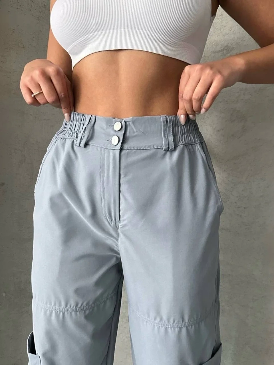 Jogger lastik paça pantolon