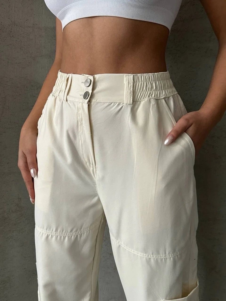 Jogger lastik paça pantolon