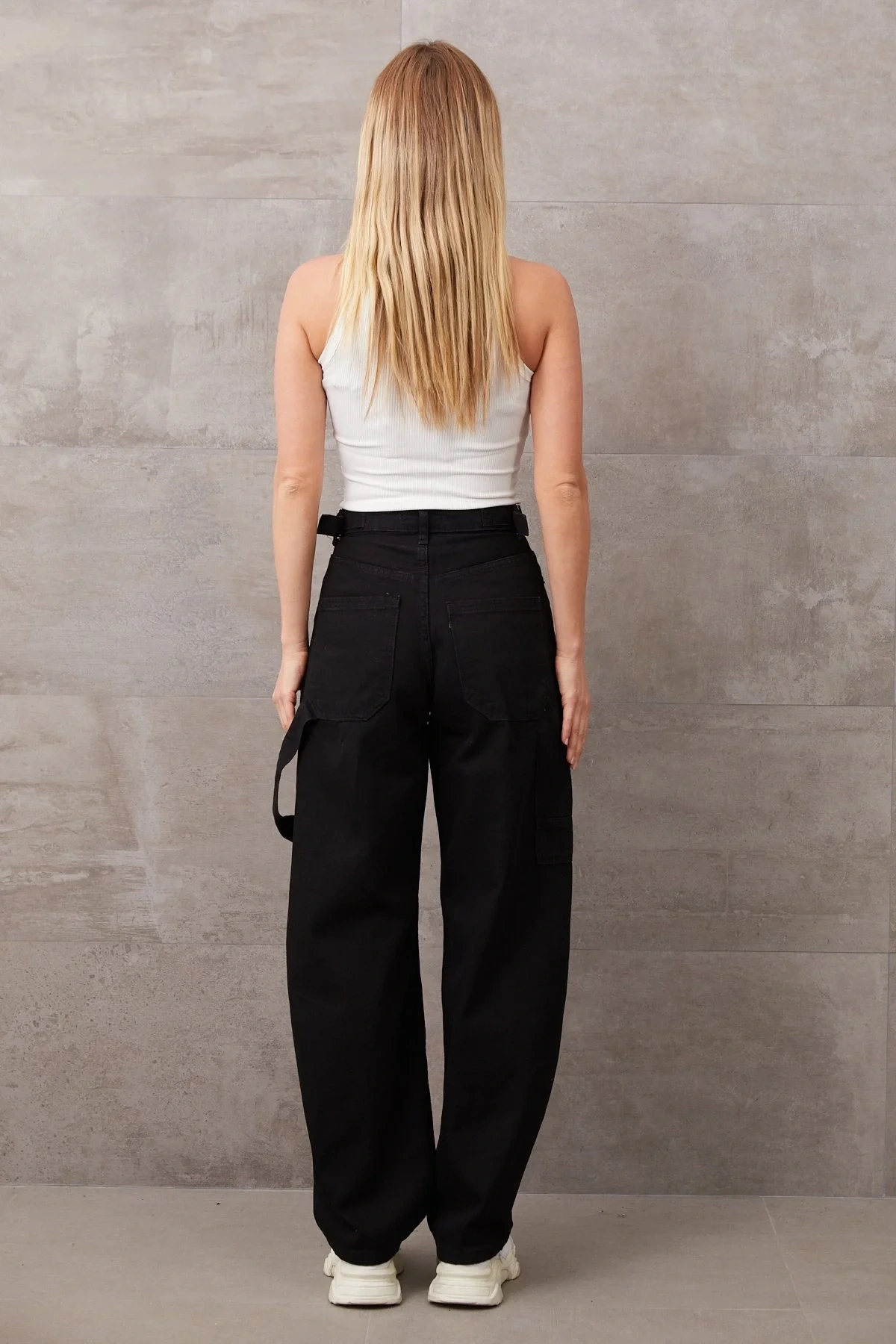 Kadın Bol Paça Kot Pantolon