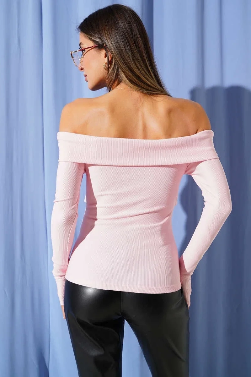 Madonna Çapraz Yaka Bluz Pembe