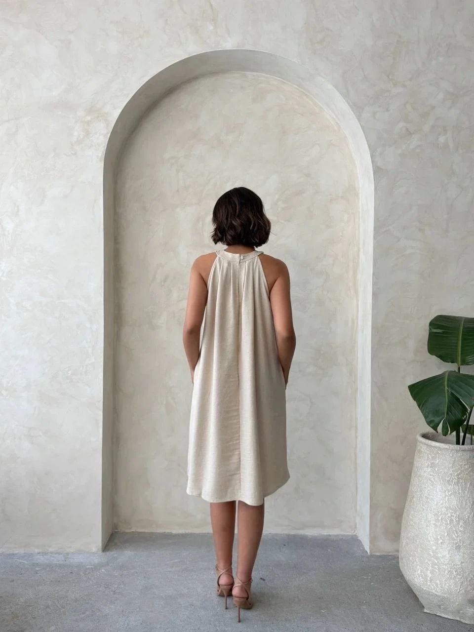 Salaş keten elbise