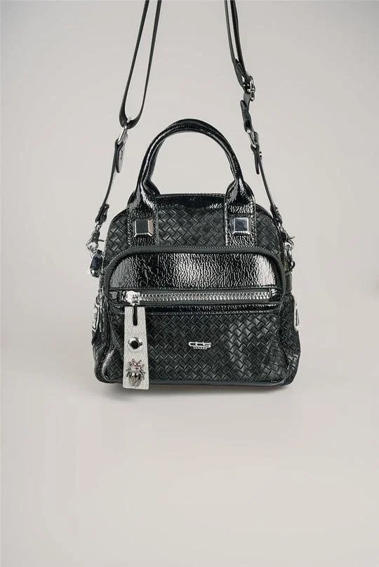 Şaty Siyah Cilt Ve Omuz Çantası