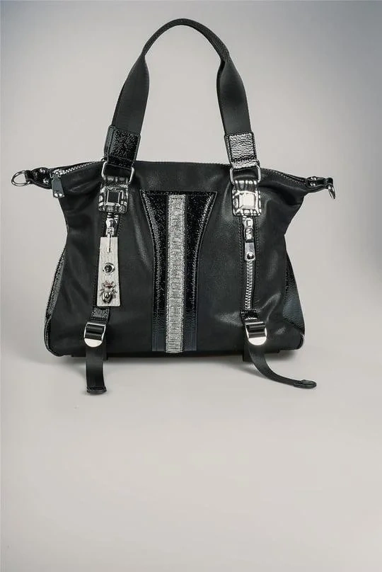 Toja Siyah Cilt Kol Ve Omuz Çantası